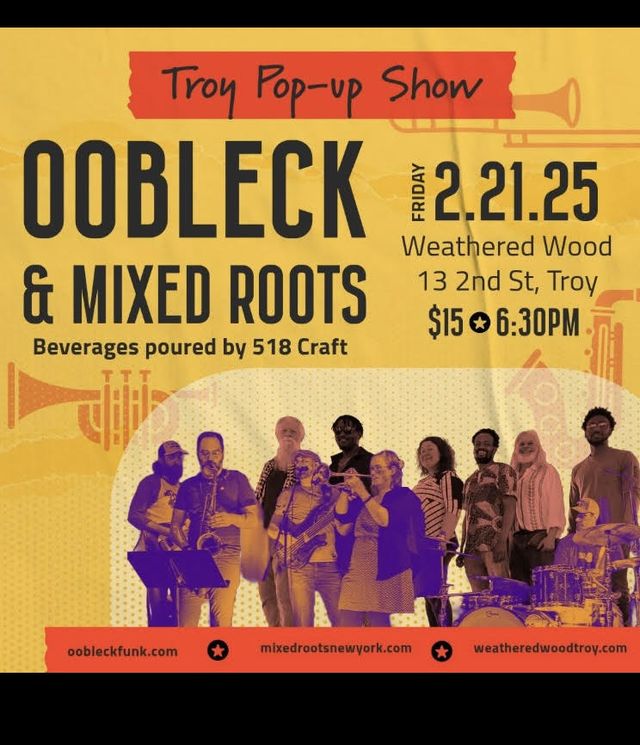 Troy pop-up with Oobleck, February 21, 2025